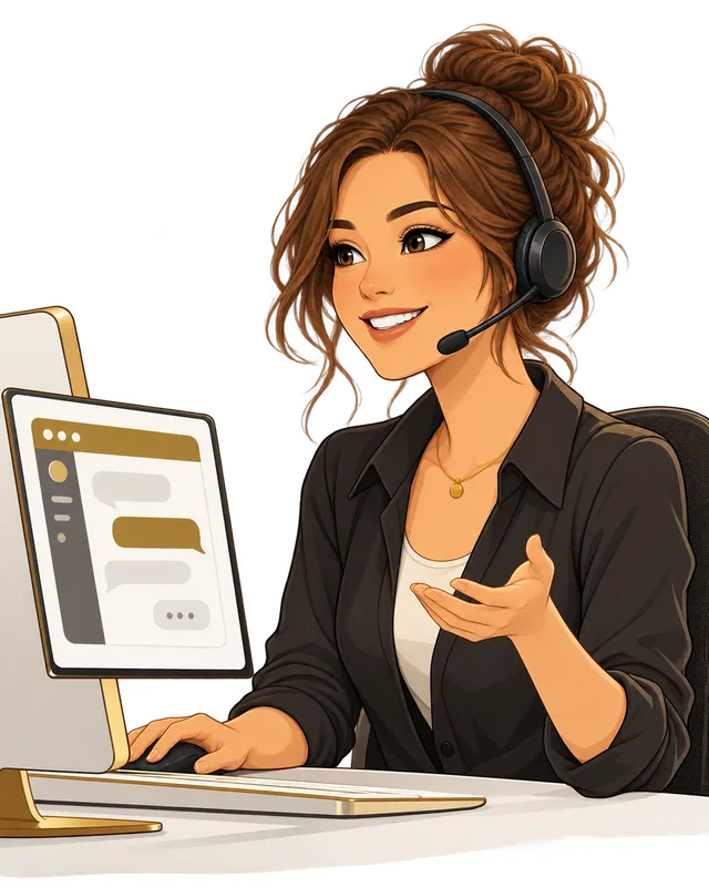 Arya, assistante virtuelle, répond à vos clients depuis l'ordinateur